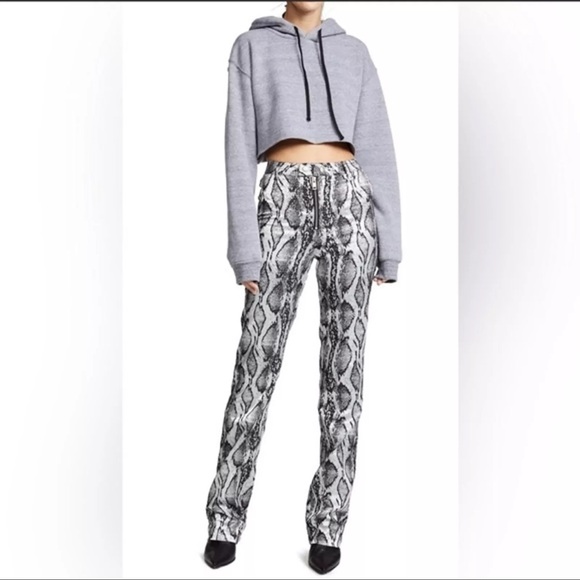 I.AM.GIA Pants - I.AM.GIA Slater in silver snake Textured Pants size Small